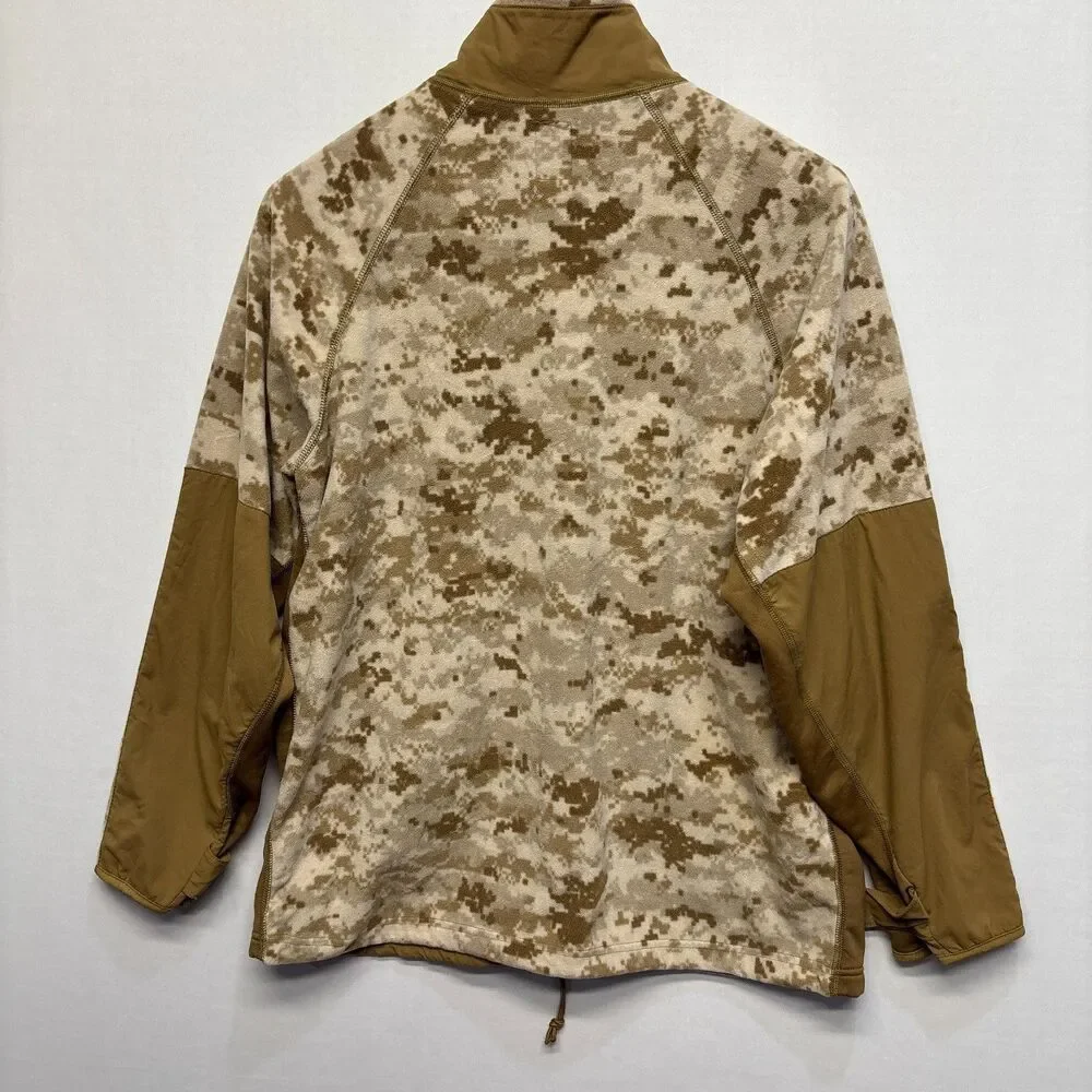 USMC Peckham Size Medium Polartec Fleece Jacket Desert MARPAT Camo C112 -10